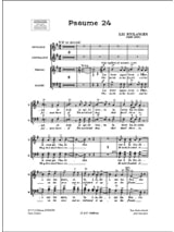 Psaume 24 - Choeur seul - Lili Boulanger - Partition - Chœur
